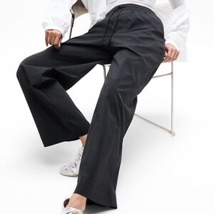 Athleta Black Wide-Leg Pants
